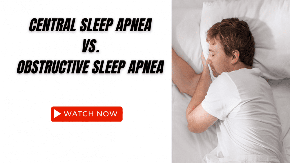 Central apnea vs. Obstructive sleep apnea